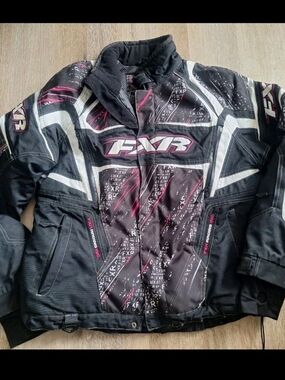 FXR Women's Black & Pink Racing Jacket